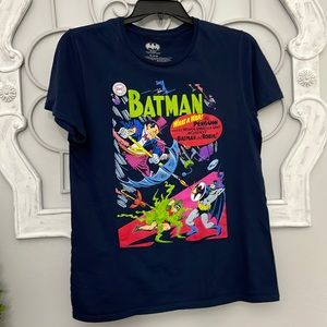 Rare Find Batman DC Comics Original Navy T-Shirt Size Medium